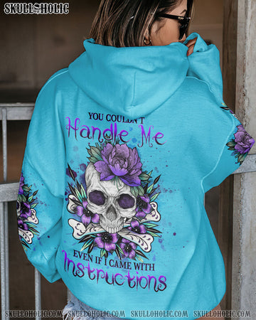 YOU COULDN'T HANDLE ME SKULL ALL OVER PRINT - YHHG2302233