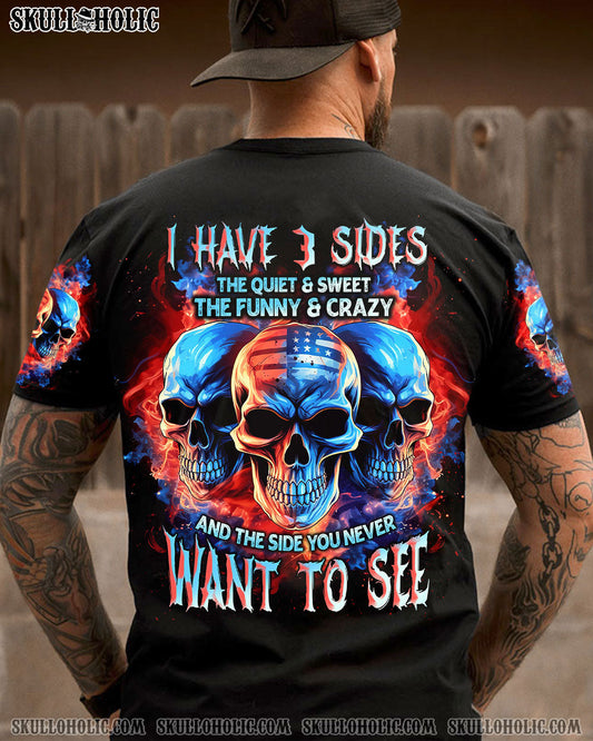I HAVE 3 SIDES 3 SKULLS FLAG ALL OVER PRINT - TLNT0906234