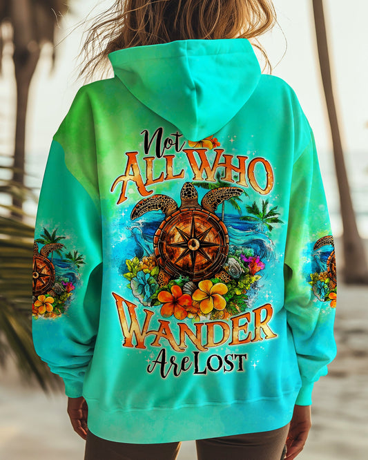 NOT ALL WHO WANDER ARE LOST TURTLE ALL OVER PRINT - TYTD1208241