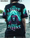 BE CAREFUL WHEN I'M SILENT REAPER PINK ALL OVER PRINT - TLNO2806234