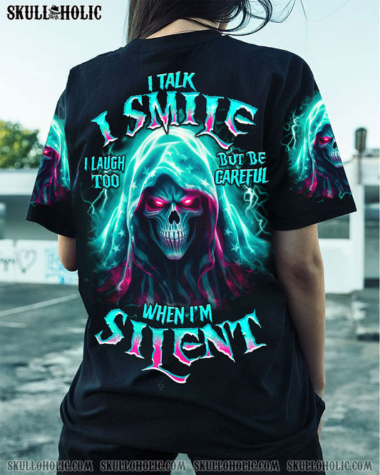 BE CAREFUL WHEN I'M SILENT REAPER PINK ALL OVER PRINT - TLNO2806234