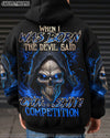 WHEN I WAS BORN REAPER FIRE BLUE ALL OVER PRINT - TLNO0703235