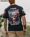 I'M NEVER ALONE SKULL FLAG ALL OVER PRINT - TLTM1006231