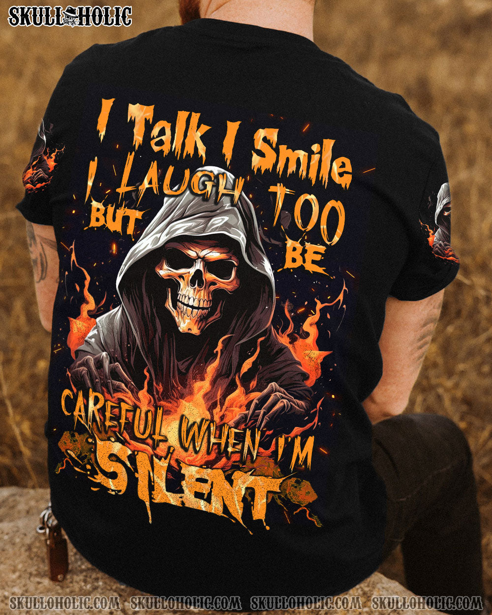 BE CAREFUL WHEN I'M SILENT ALL OVER PRINT - TYTD2909232