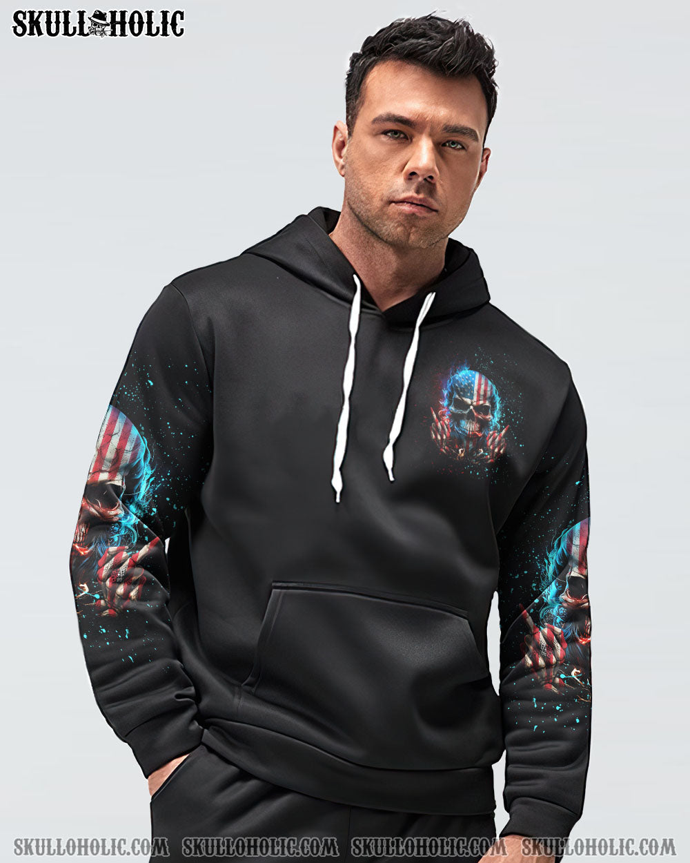 MY GIVE A F FLAG SKULL ALL OVER PRINT - TLNT2104231