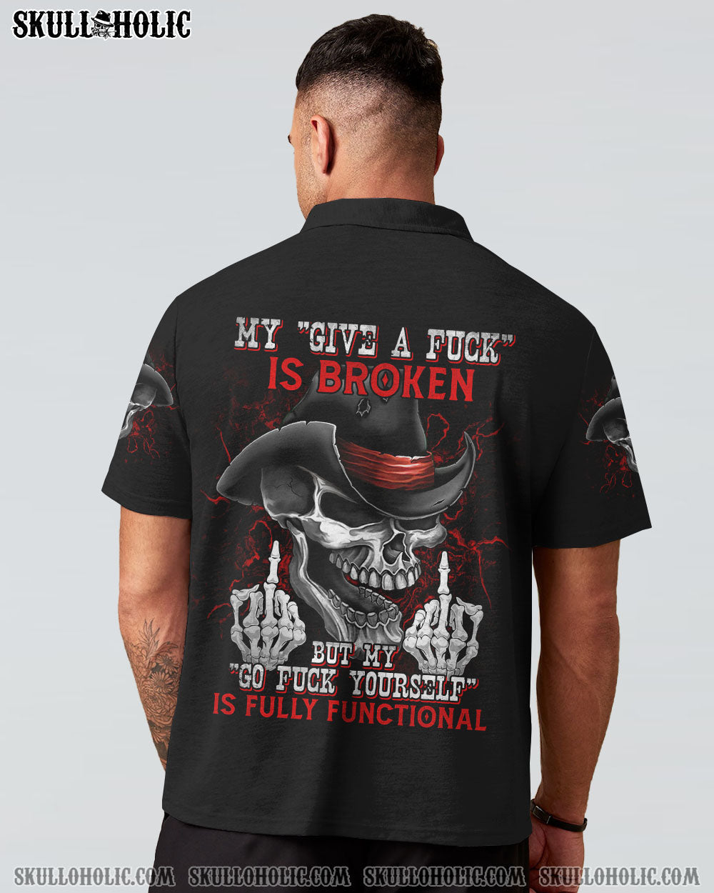 MY GIVE A F SKULL ALL OVER PRINT - TLTM0212221