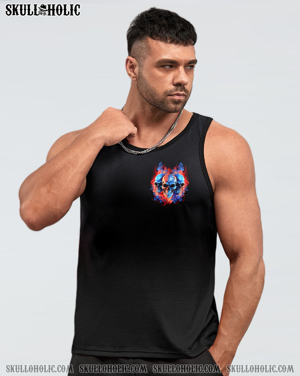 I BELIEVE IN RESPECT 3 SKULLS ALL OVER PRINT - TLNT1205233