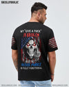 MY GIVE A F IS BROKEN FLAG SKULL ALL OVER PRINT - YHHN1711221
