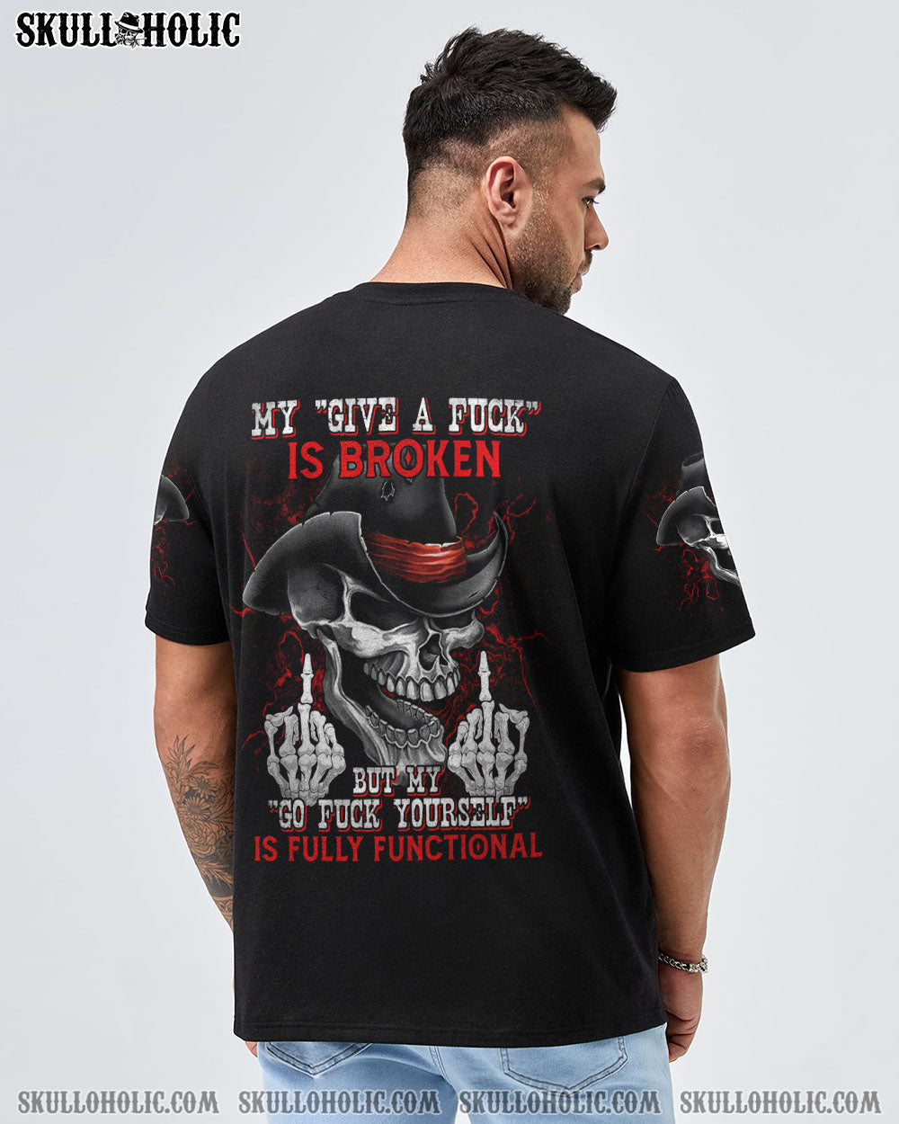 MY GIVE A F SKULL ALL OVER PRINT - TLTM0212221