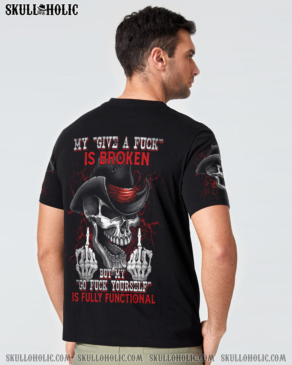 MY GIVE A F SKULL ALL OVER PRINT - TLTM0212221