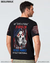 MY GIVE A F IS BROKEN FLAG SKULL ALL OVER PRINT - YHHN1711221