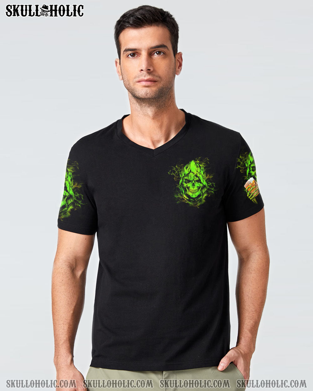 THE DEVIL WHISPERED TO ME BRING BEER SKULL ALL OVER PRINT - YHHN1603234