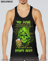 THE DEVIL WHISPERED TO ME BRING BEER SKULL ALL OVER PRINT - YHHN1603234