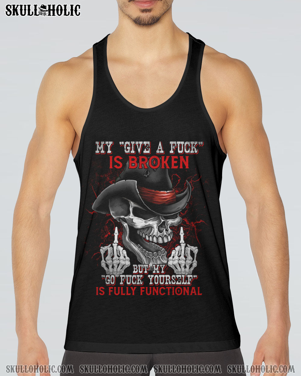MY GIVE A F SKULL ALL OVER PRINT - TLTM0212221