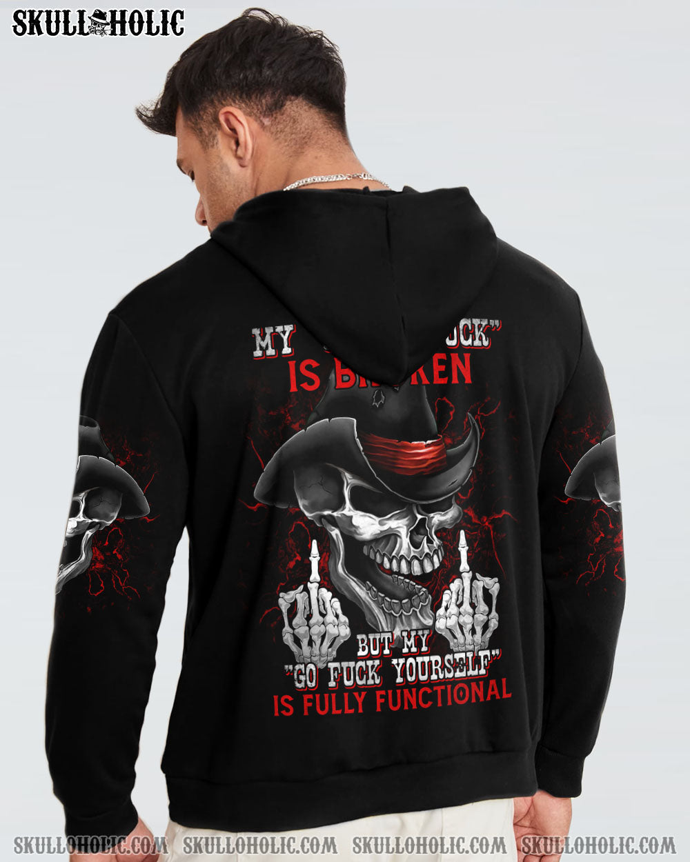 MY GIVE A F SKULL ALL OVER PRINT - TLTM0212221