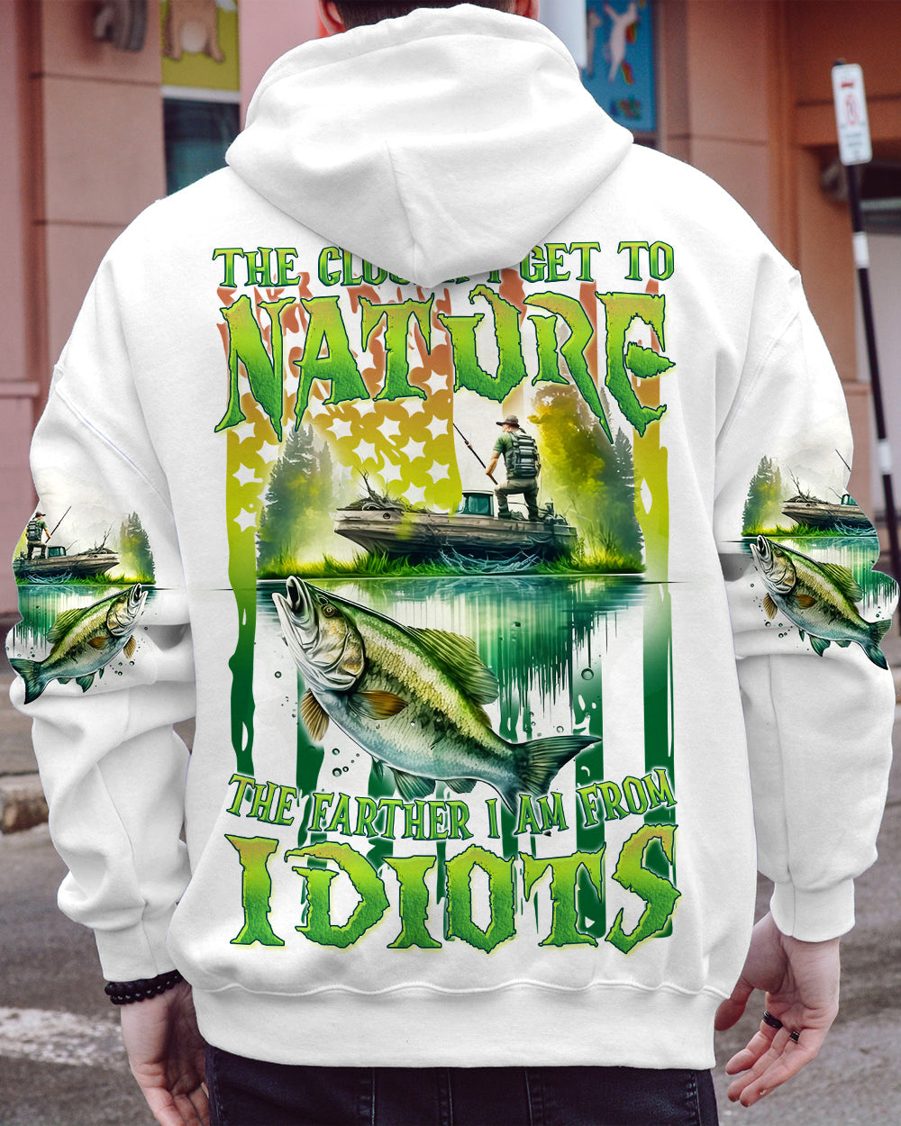 THE CLOSER I GET TO NATURE FISHING ALL OVER PRINT - YHLH2509234