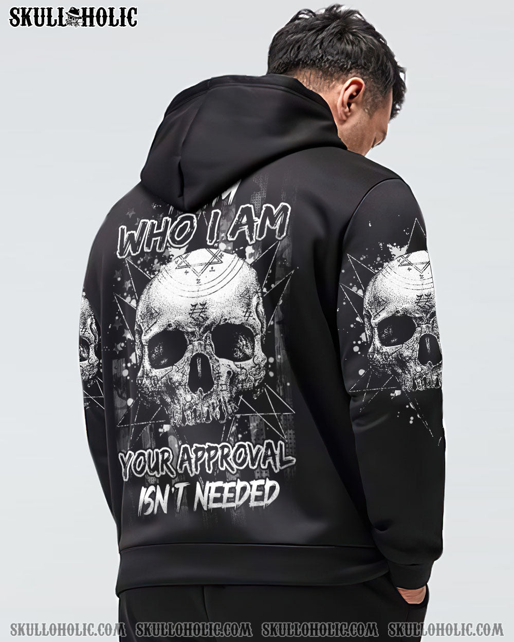 I AM WHO I AM SKULL ALL OVER PRINT - YHHN1912221