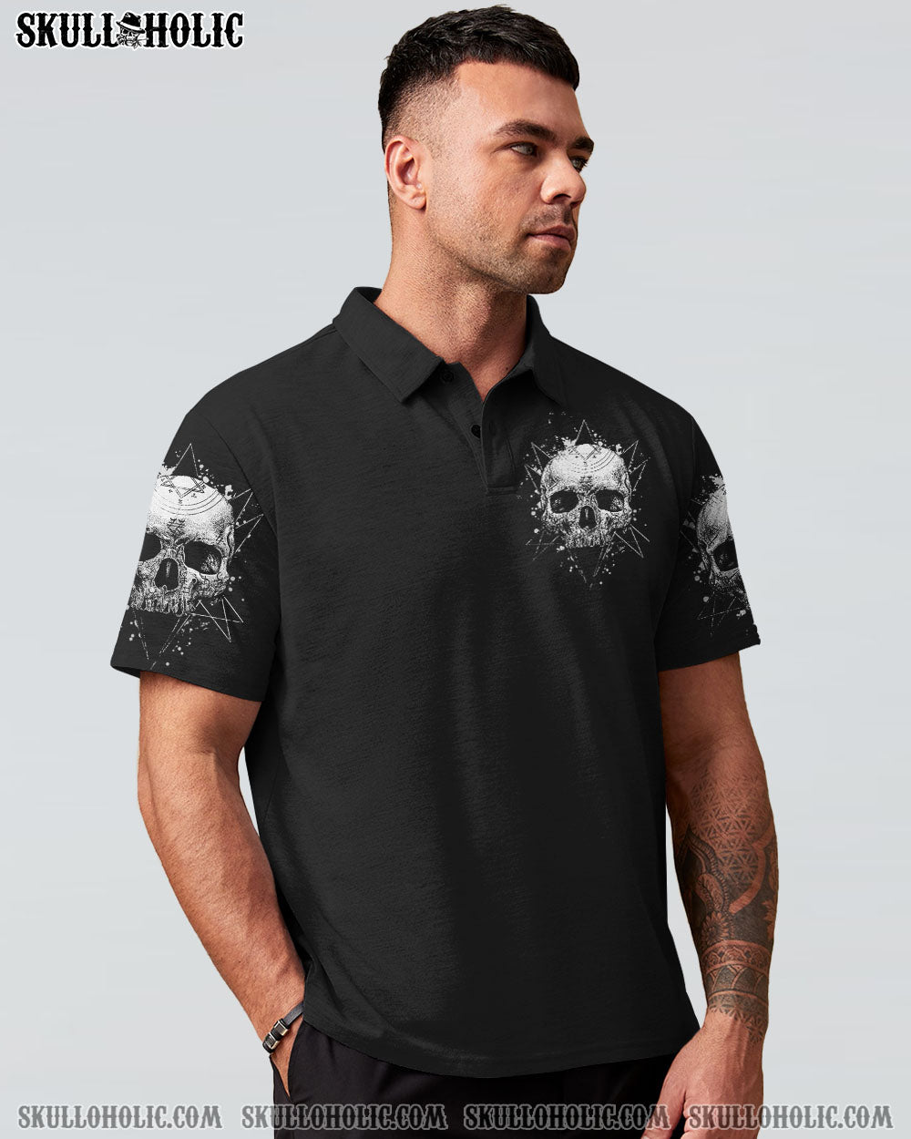 I AM WHO I AM SKULL ALL OVER PRINT - YHHN1912221