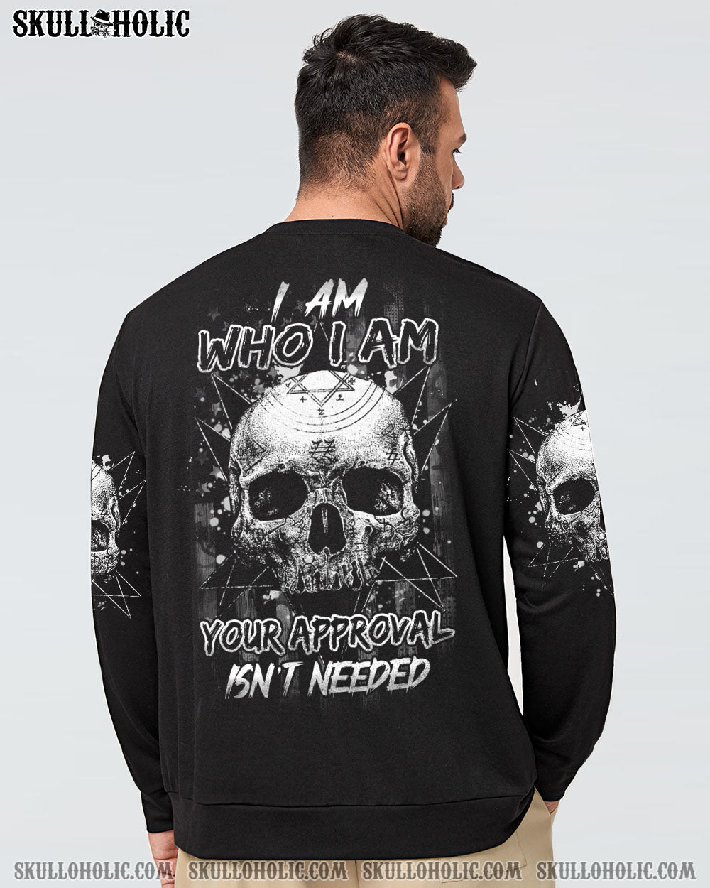 I AM WHO I AM SKULL ALL OVER PRINT - YHHN1912221