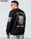 STUCK BETWEEN IDK IDC AND IDGAF SKULL ALL OVER PRINT - YHLN2911221