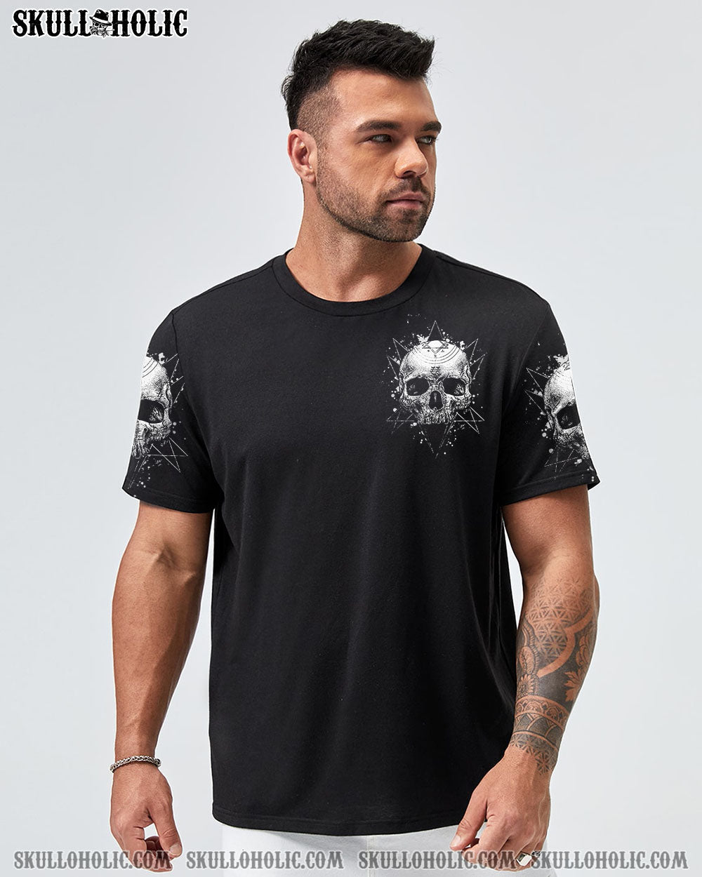 I AM WHO I AM SKULL ALL OVER PRINT - YHHN1912221