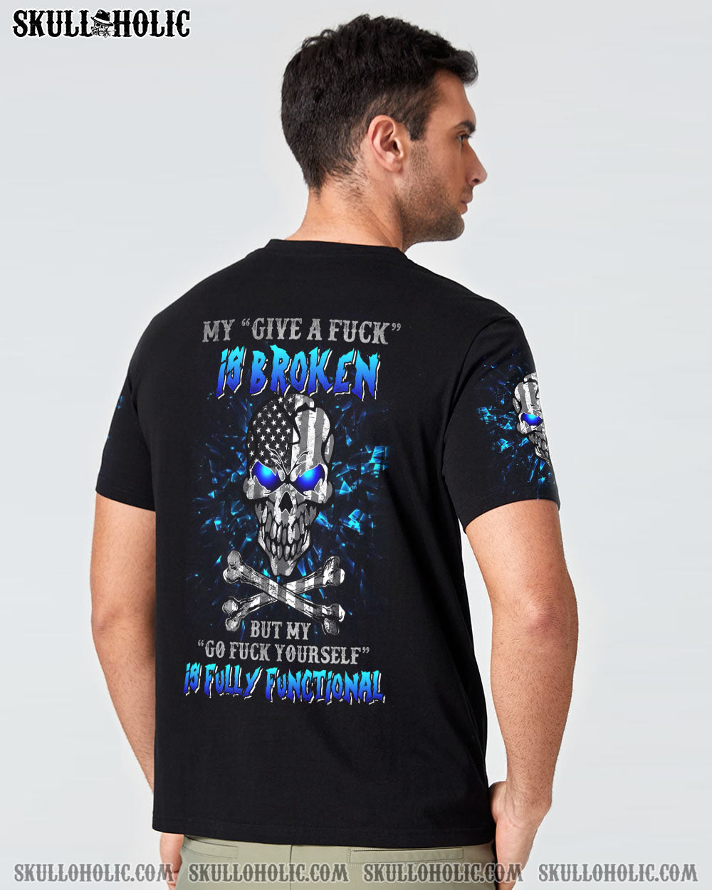 MY GIVE A F MAD SKULL FLAG ALL OVER PRINT - TLNZ2312223