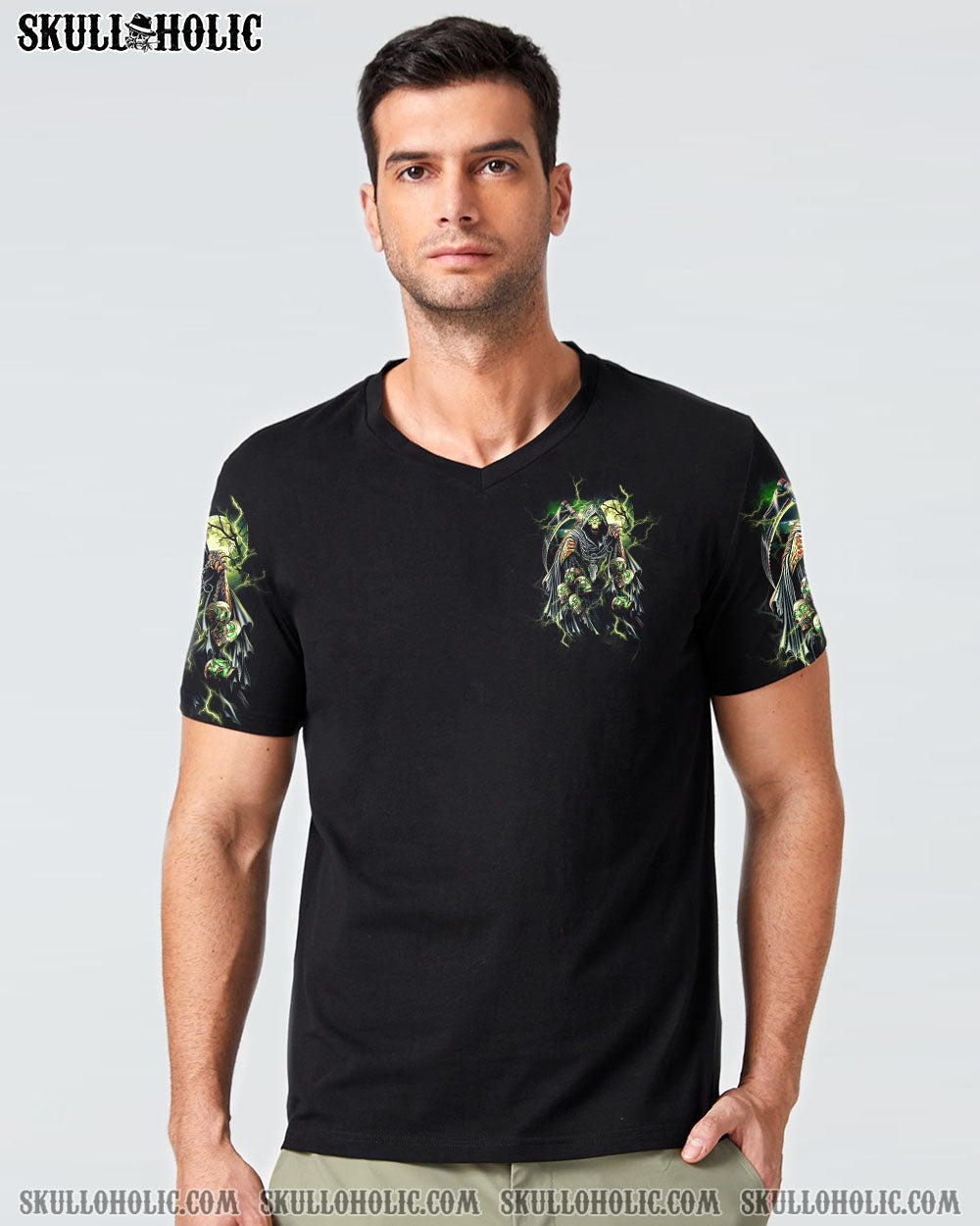 WARNING SIGN SKULL REAPER ALL OVER PRINT - YHHN2012224
