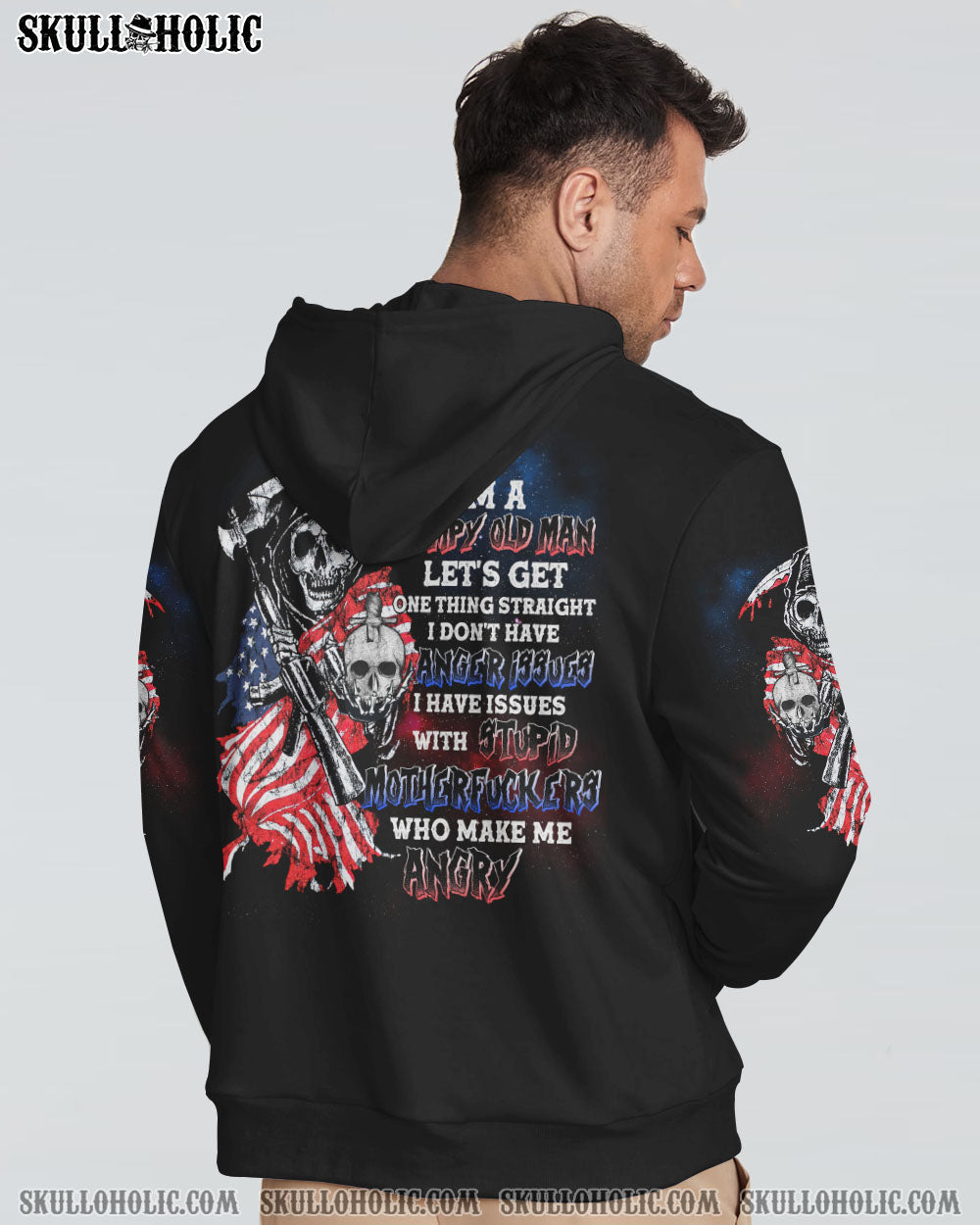 I AM A GRUMPY OLD MAN REAPER FLAG ALL OVER PRINT - TLTC1808221