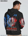 I AM AN AMERICAN SKULL ALL OVER PRINT - YHHN0212225
