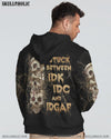 STUCK BETWEEN IDK IDC AND IDGAF SKULL ALL OVER PRINT - YHLN2312221