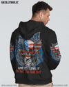 AMERICA LIVE IT LOVE IT OR GET THE HELL OUT SKULL ALL OVER PRINT - TLNO0709221