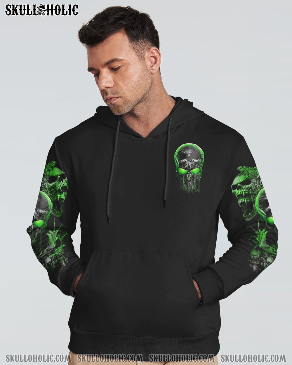 WALK AWAY I HAVE ANGER ISSUES SKULL ALL OVER PRINT - YHHN2208221