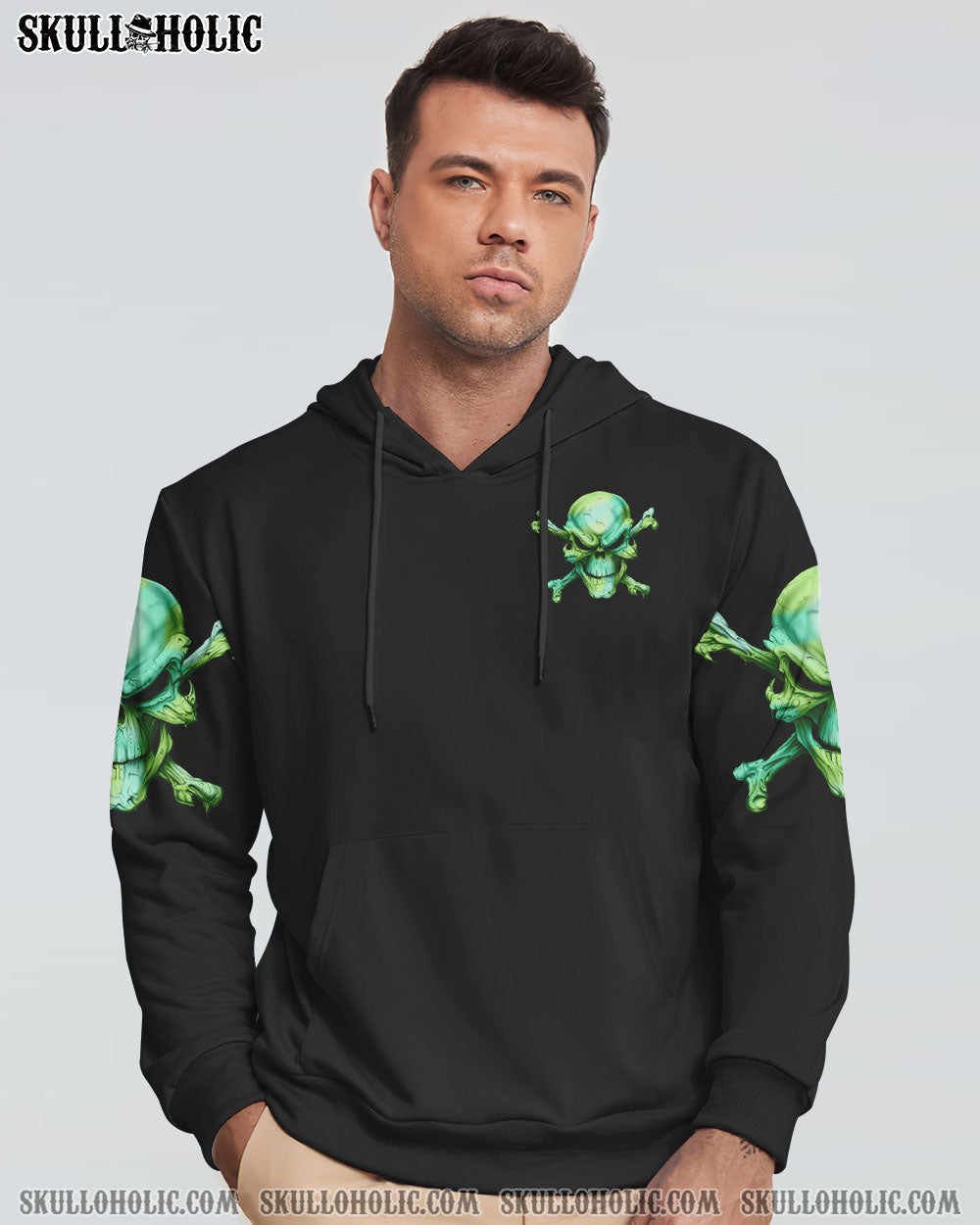 WHEN I WAS BORN MAD SKULL ALL OVER PRINT - TLTW2807224