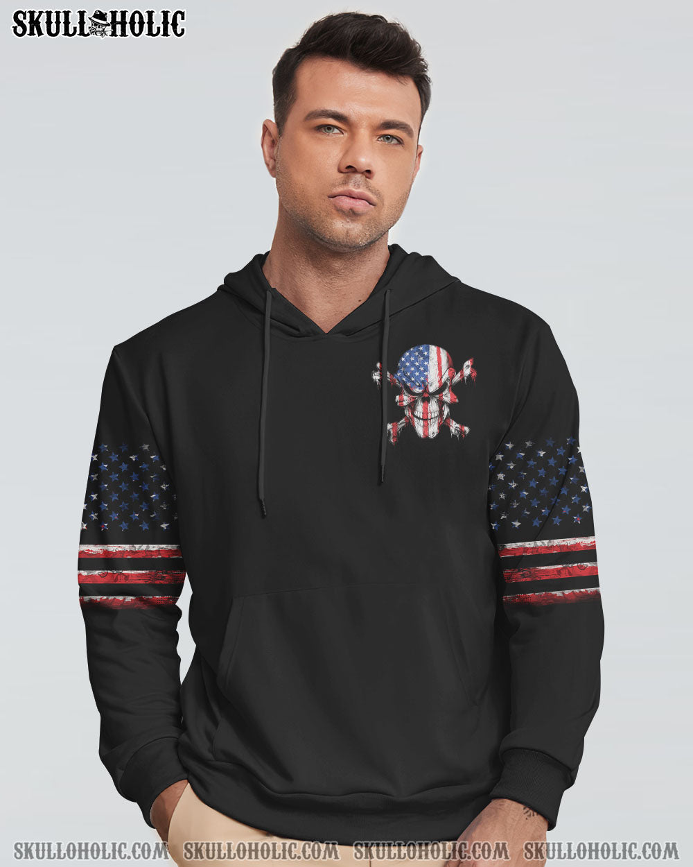 MY FLAG MY COUNTRY PATRIOTIC SKULL ALL OVER PRINT - YHHN3110221