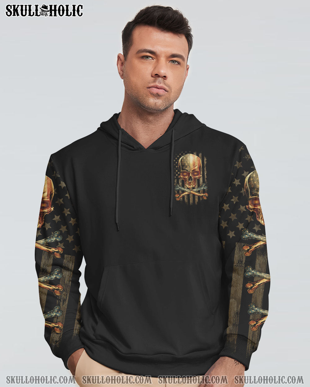 MY FLAG MY COUNTRY PATRIOTIC SKULL ALL OVER PRINT - YHTG1710225