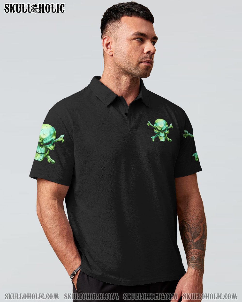 WHEN I WAS BORN MAD SKULL ALL OVER PRINT - TLTW2807224