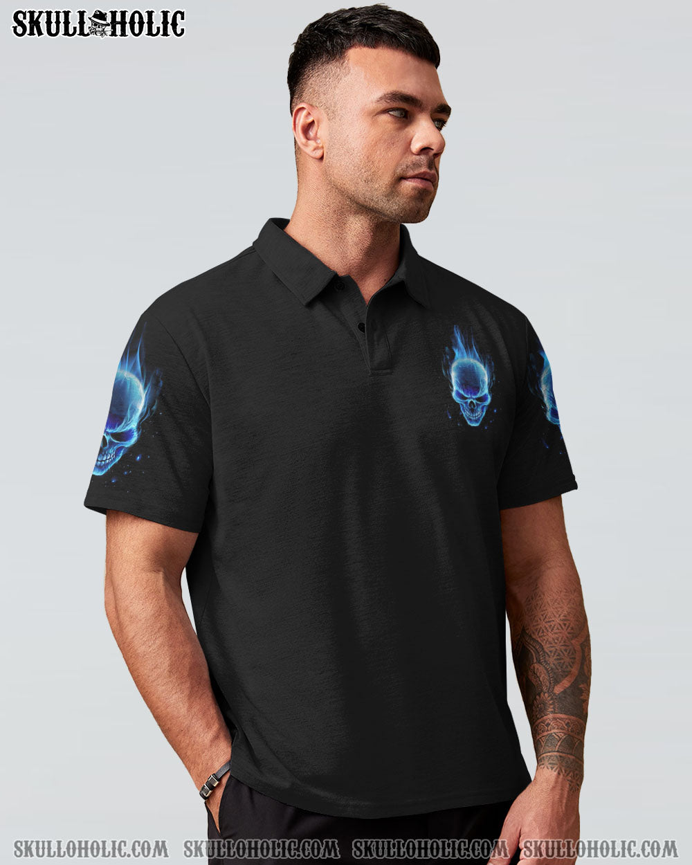 AMERICA LIVE IT FIRE SKULL FLAG ALL OVER PRINT - TLNO0510222