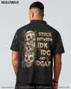 STUCK BETWEEN IDK IDC AND IDGAF SKULL ALL OVER PRINT - YHLN2312221