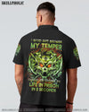 MY TEMPER CAN GO FROM ZERO SKULL ALL OVER PRINT - YHTG0710222