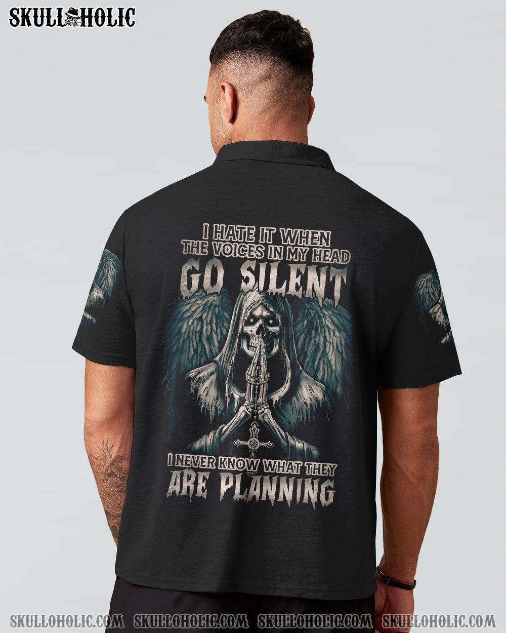 I HATE IT WHEN THE VOICES IN MY HEAD SKULL ALL OVER PRINT - TLTM2908224