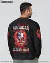 I AM AN AMERICAN FIRE SKULL FLAG ALL OVER PRINT - TLNZ1409221