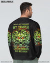 MY TEMPER CAN GO FROM ZERO SKULL ALL OVER PRINT - YHTG0710222
