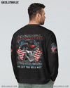AMERICA LIVE IT LOVE IT SKULL WITH FLAG ALL OVER PRINT - TLTM2109222