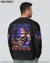 AMERICA LIVE IT SKULL FLAG ALL OVER PRINT - TLTM270922