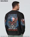AMERICA LIVE IT LOVE IT OR GET THE HELL OUT SKULL ALL OVER PRINT - TLNO0709221