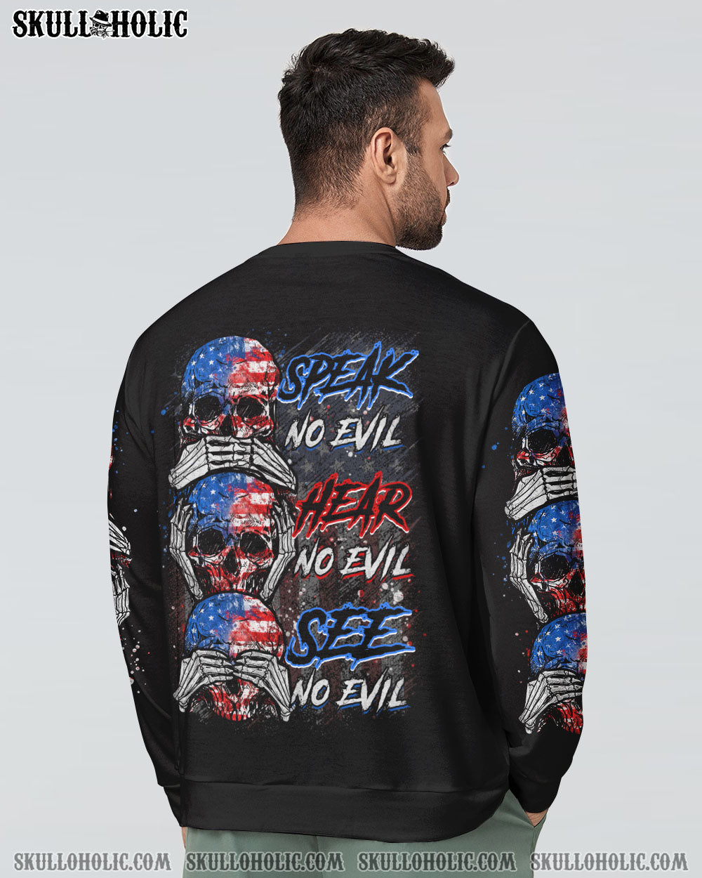 SEE NO HEAR NO SPEAK NO ALL OVER PRINT - YHTG0510222