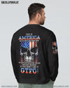 THIS IS AMERICA SKULL FLAG ALL OVER PRINT - TLTM1110224