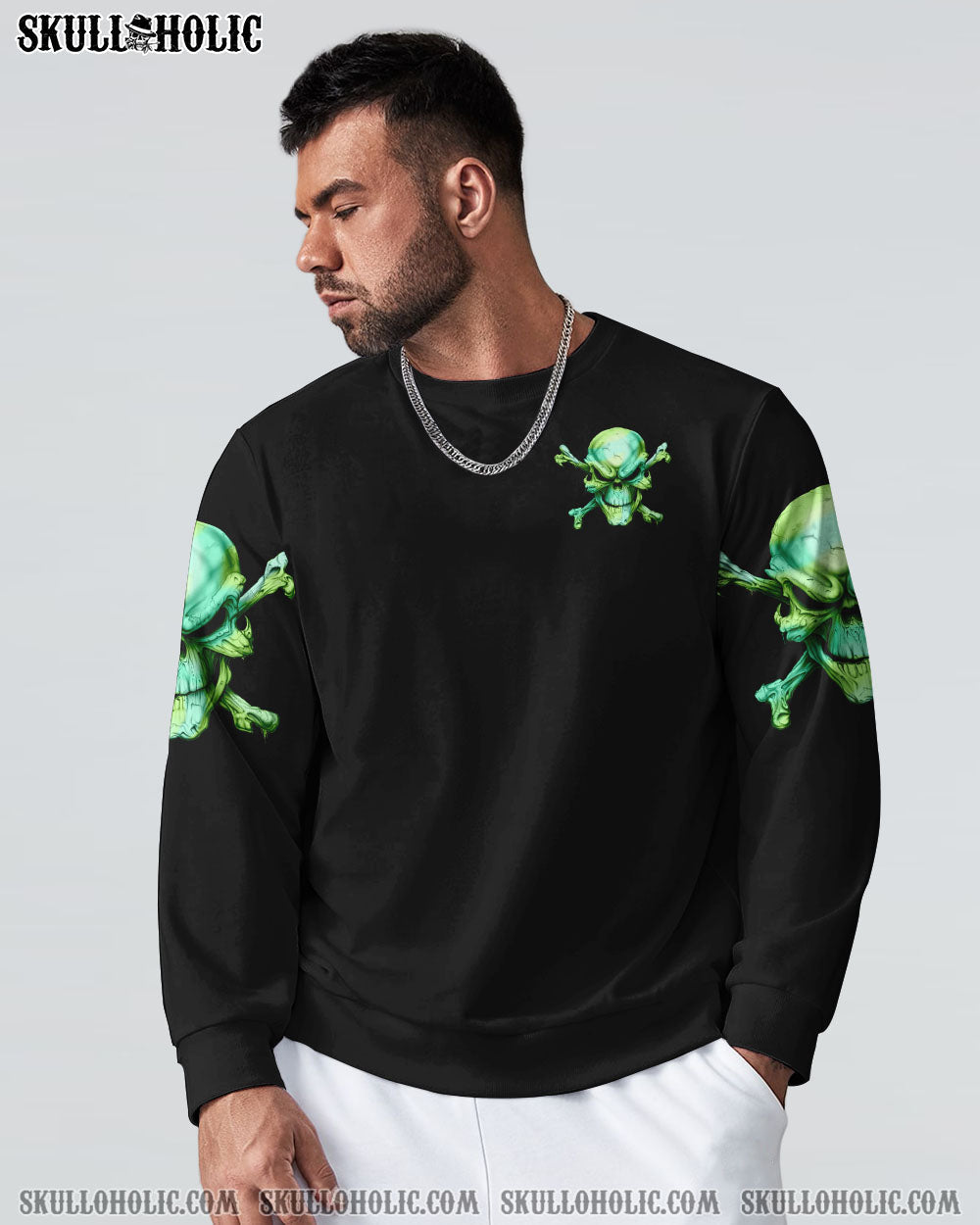 WHEN I WAS BORN MAD SKULL ALL OVER PRINT - TLTW2807224