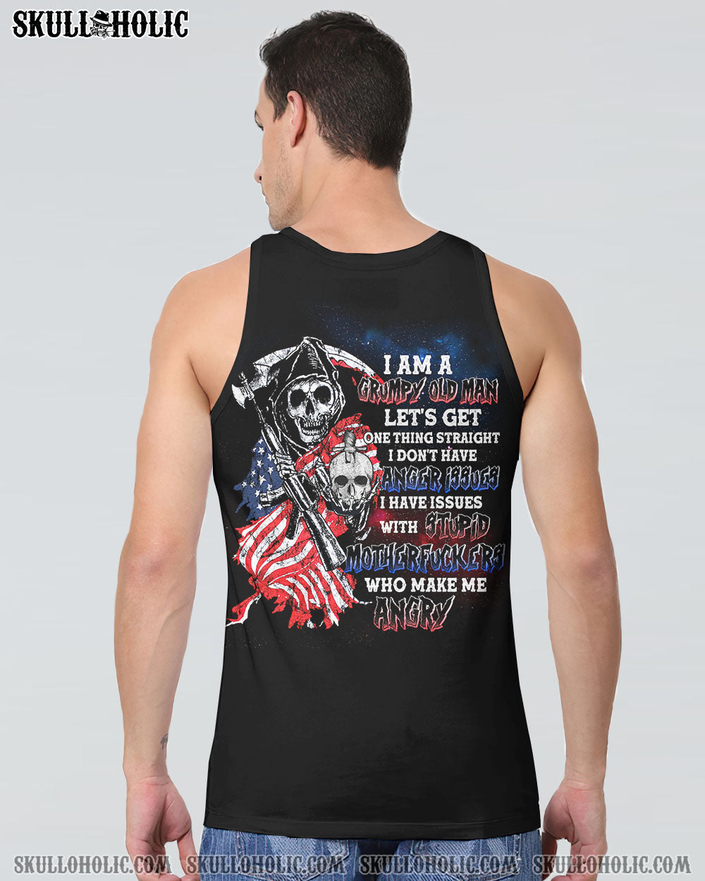 I AM A GRUMPY OLD MAN REAPER FLAG ALL OVER PRINT - TLTC1808221