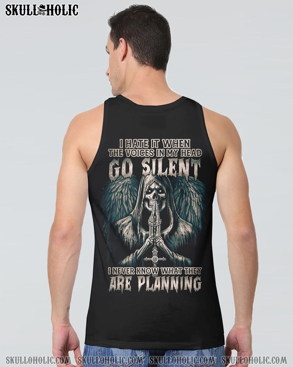 I HATE IT WHEN THE VOICES IN MY HEAD SKULL ALL OVER PRINT - TLTM2908224